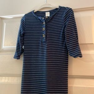 Lou Lou Blue and white Stripe Gown